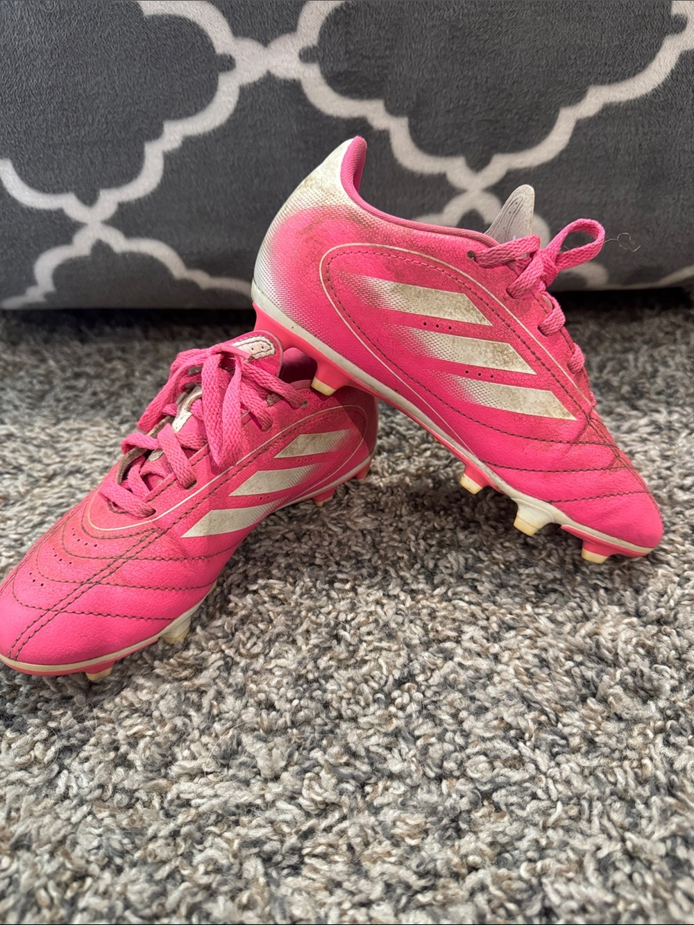 adidas Pink Girls' Soccer Cleats